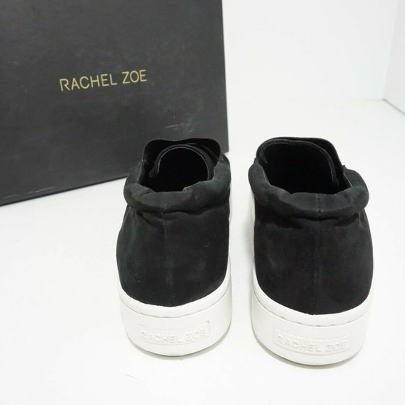 Rachel Zoe Black Suede Women's Platform Flats 8.5 - Picture 7 of 12
